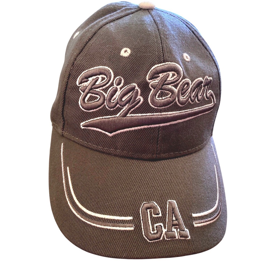 Dimco Apparel Big Bear California Souvenir Baseball Cap Gray Embroidered Hat